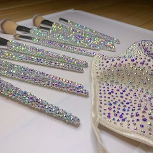 Gorgeous Crystal face &Eye Brushes freeBlingedMAsk